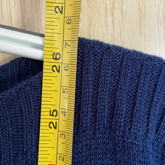 Kenneth Too Plus Blue Anchor Intarsia Knit Vintage 70s Plus Size Sweater Top XL - Picture 7 of 11